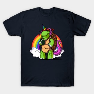 Magical Turtle Unicorn Rainbow T-Shirt